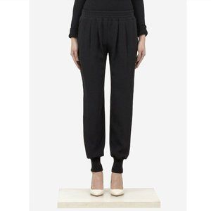 Stella McCartney Crepe Joggers in Black, Size 38